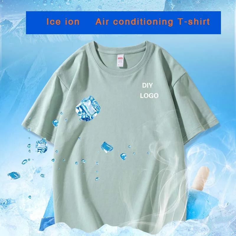 Advertising culture T-shirt work clothes custom cotton ice ion class clothes printed word LOGO custom wholesale short sleeves