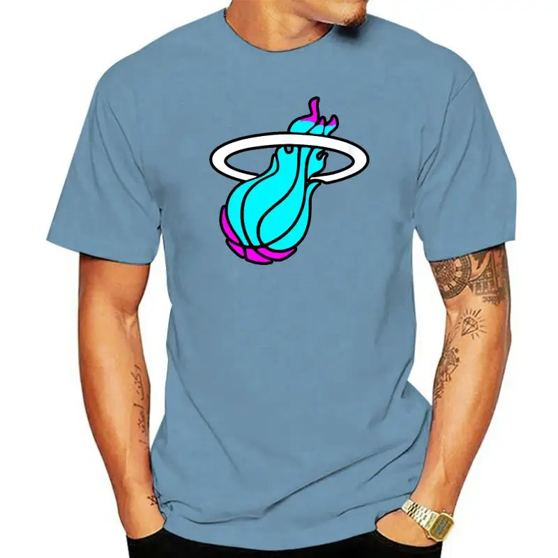

Basketbal Shirt-Men's T-Shirt-Black Miamis Vices Heat