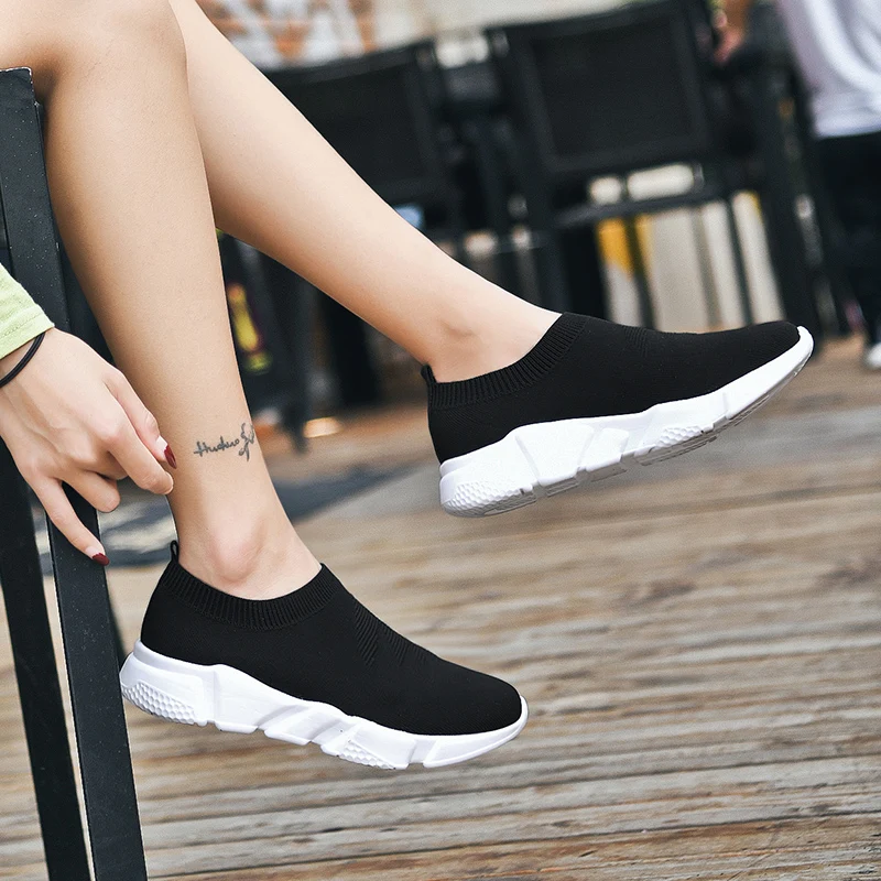 JITUUE Women's Walking Shoes Outdoor Casual Sneakers Women's Lightweight Socks Shoes Free Shipping