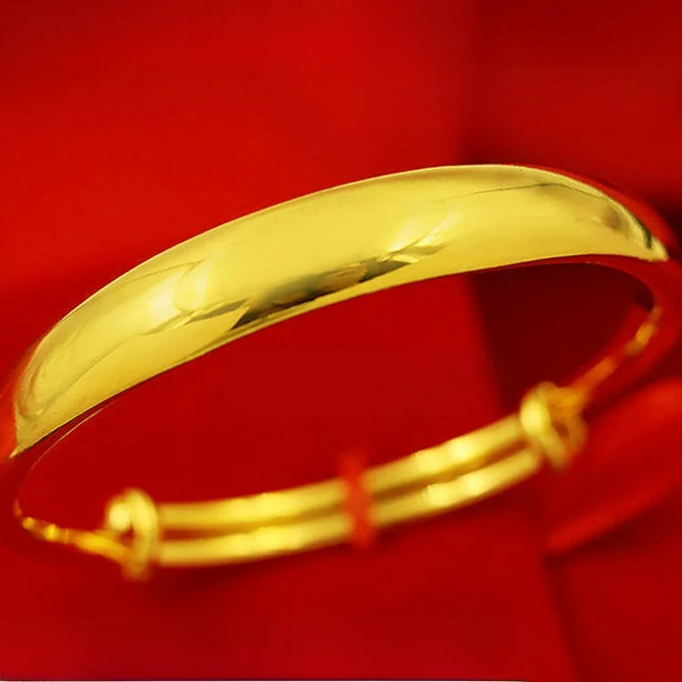 Бесплатное кольцо Вьетнамский браслет из чистого песка золотой для женщин не