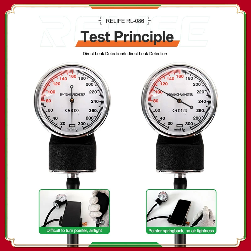 

RELIFE RL-086 Mobile Phone Air Tightness Detector Check Repair Whether The Screen is New or Old Tool Non-Destructive