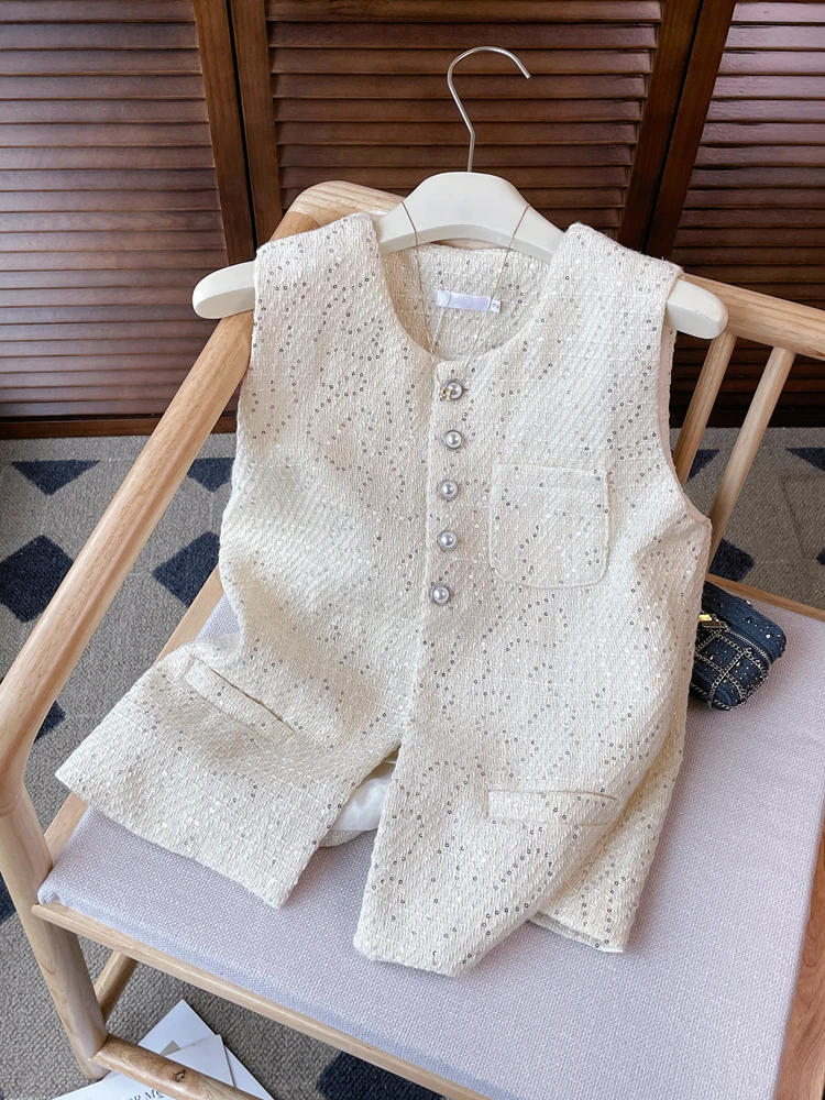 Женский Осенний жилет размера плюс 2024 Элегантный знаменитости во французском