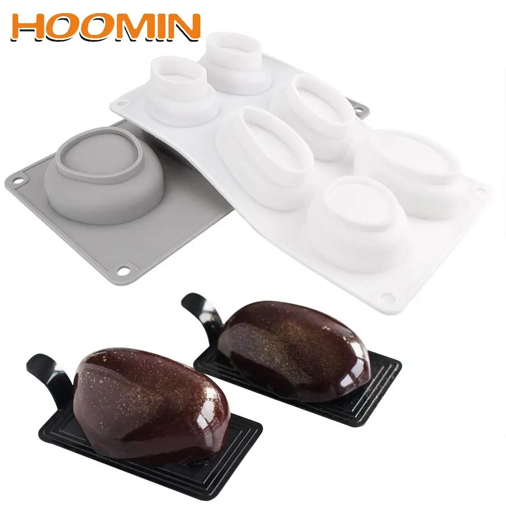 

HOOMIN DIY Baking utensils Round Stone Shape Baking Form Mold Soap Mould Cake Decorating Tools Silicone Cake Mold