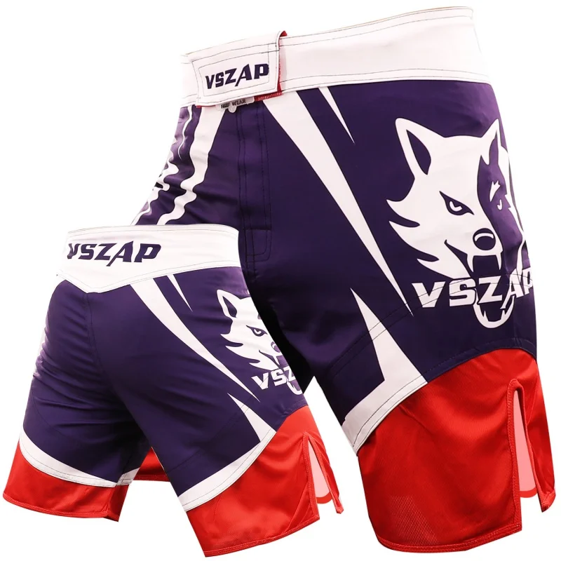 

VSZAP Fighting Muay Thai Fighting MMA Summer Boxing Gym Training Jojitsu Mixed Martial Arts Quick Dried Sports Beach Shorts