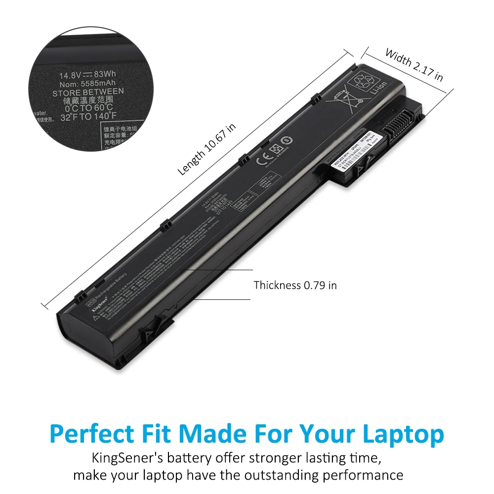 KingSener 83WH AR08 AR08XL Аккумулятор для ноутбука HP ZBook 17 15 G1 G2 Мобильная рабочая станция