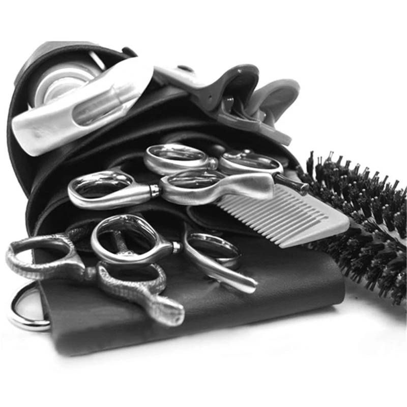 

Женская сумка для парикмахерской, сумка для ножниц, водонепроницаемая сумка для парикмахера, сумка для ножниц, поясной ремень на плечо