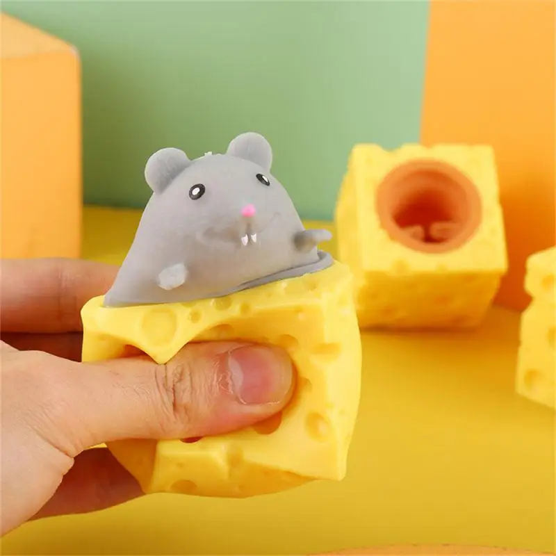 

Cheese Mouse Cup Unzip Toys Cartoon Venting Toys Cute Creative Toys Decompression Toy Fun Decompression