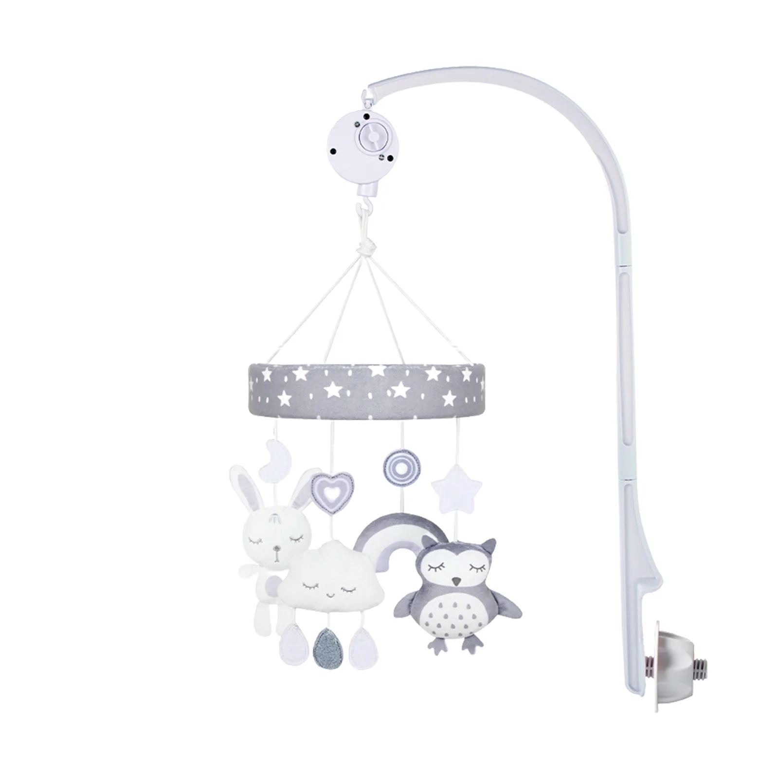 

Baby Musical Crib Mobile Rotatable Crib Mobile Bed Bell And Digital Music Box With Lullabies Nursery Toy For Newborn 0-24 Months