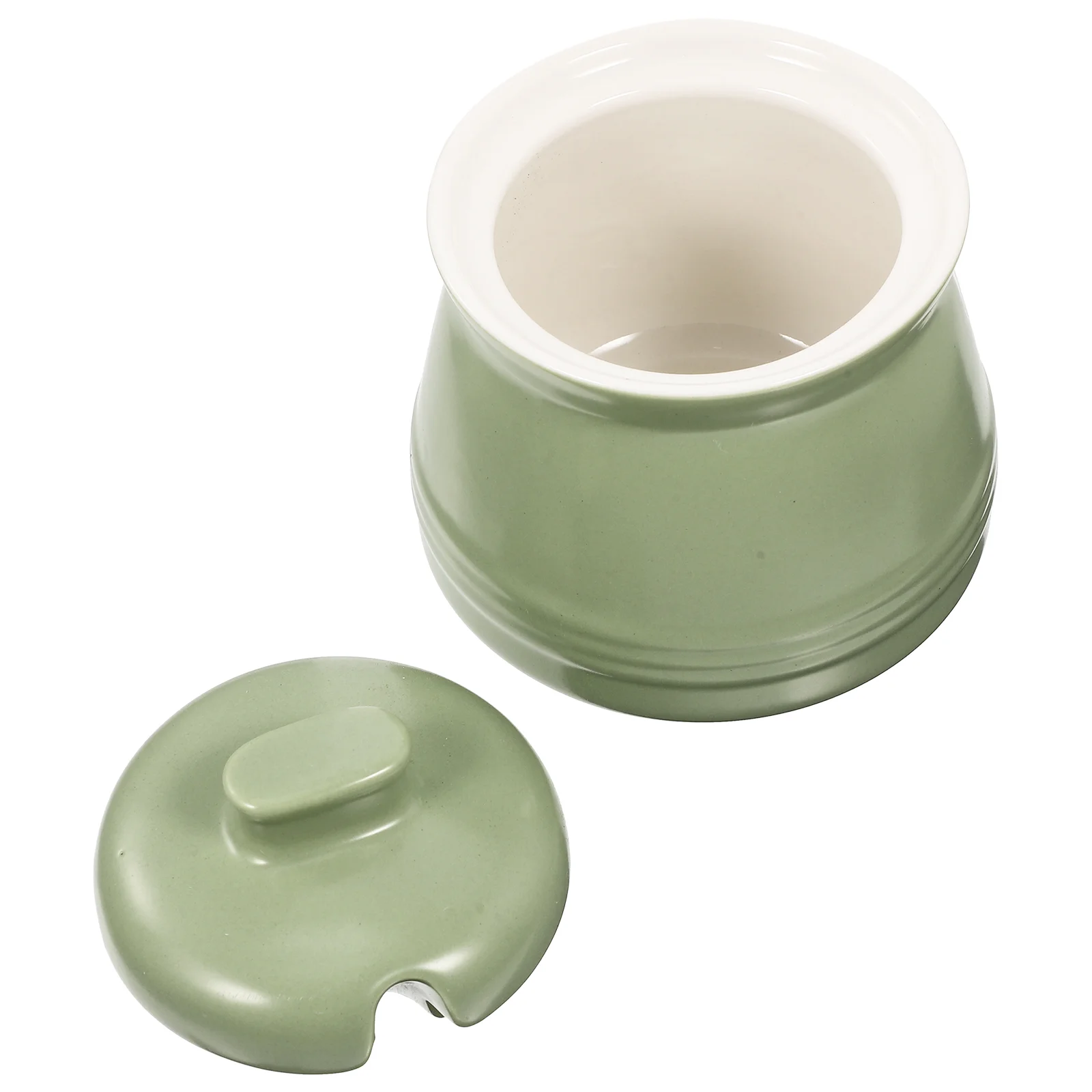 

Ceramic Storage Canister Jars Grease Can Coffee Sugar Tea Salt Packet Box Holder Holders Condiment Containers Candy Seasoning