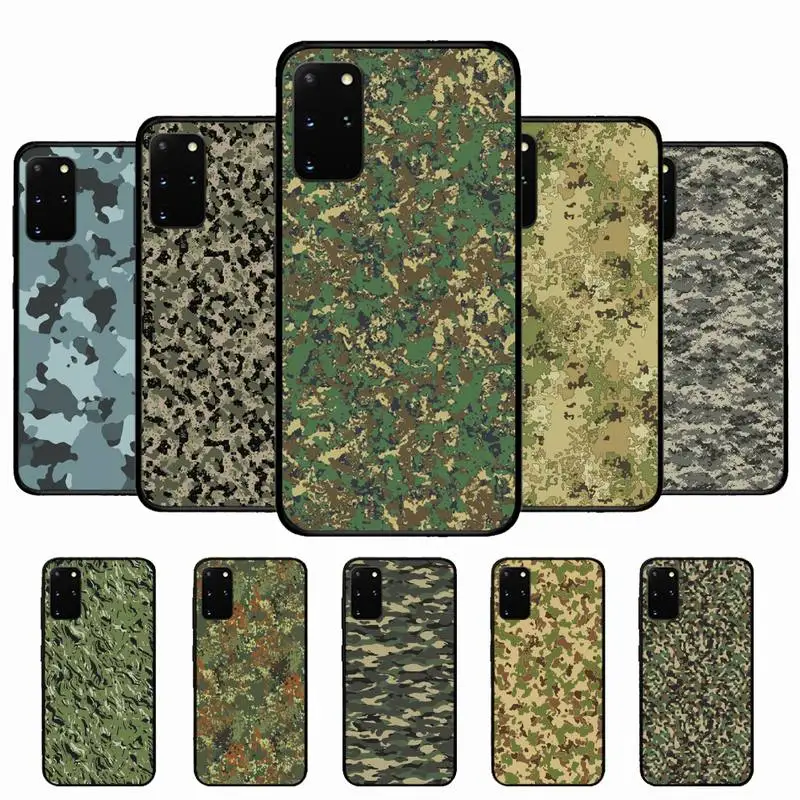 

Camouflage Pattern Phone Case for Samsung S10 21 20 9 8 plus lite S20 UlTRA 7edge