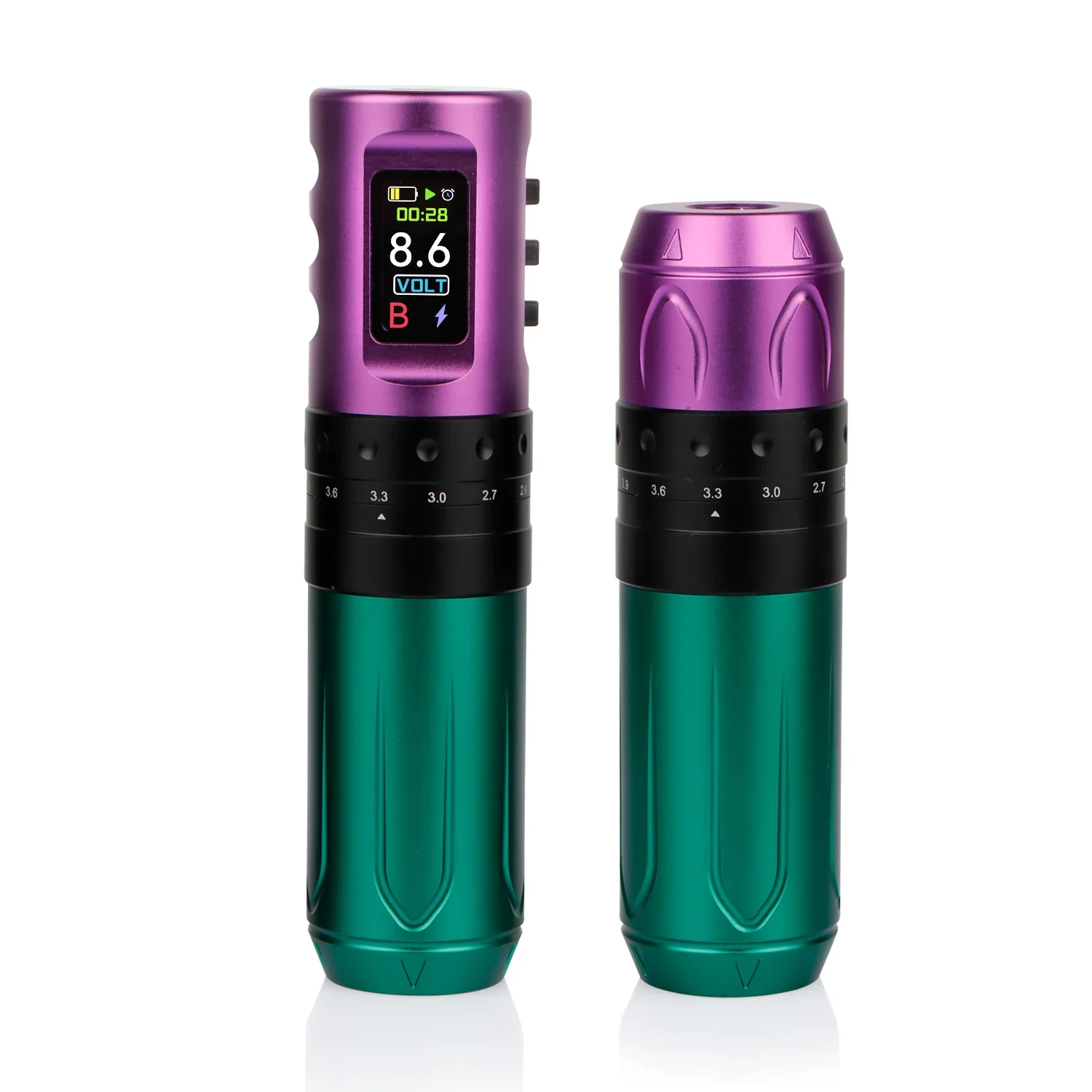 Фото Для INKONE TROX оптовая продажа с регулируемым ходом 2,4--4,2 мм, профессиональная лучшая беспроводная ручка для тату-машины с 2 батареями №3