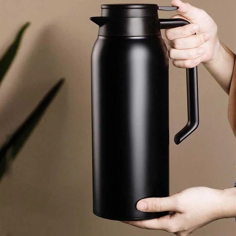 

304 Stainless Steel Kettle Thermos 1.5L Big Capacity Double Wall Vacuum Insulated Flask Portable Travel Coffee Pot Hot Water Jug