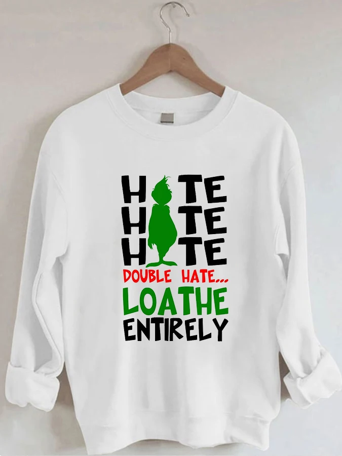 

Casual Print Crew Neck Long Sleeve Sweatshirt