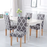 elastic dining chair cover geometric chair covers for home dining room restaurant hotel universal custom dining chair cover