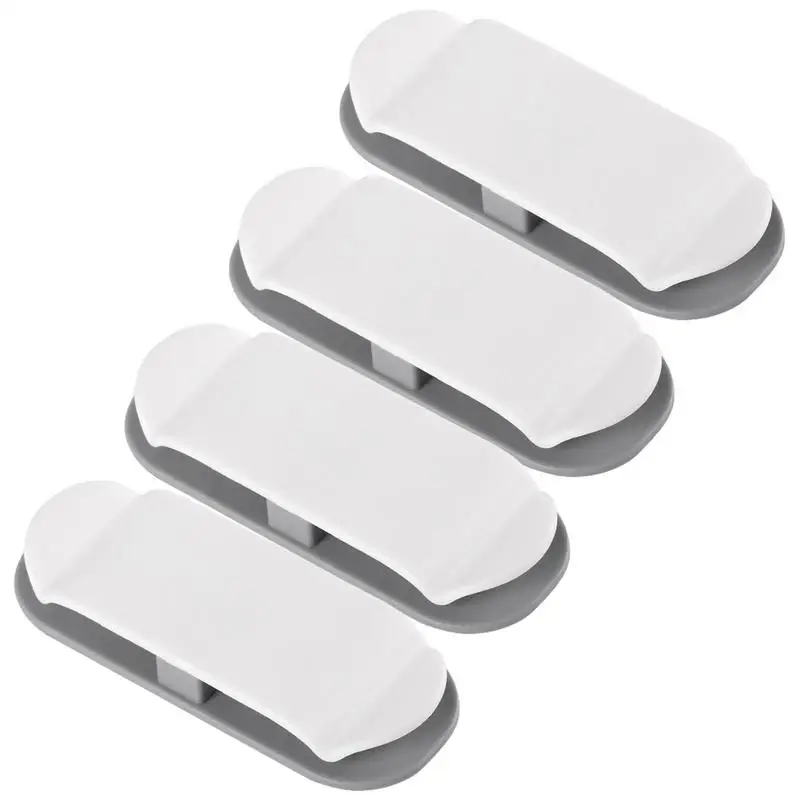 

4 шт., прочные самоклеящиеся Кабельные Зажимы для кухни