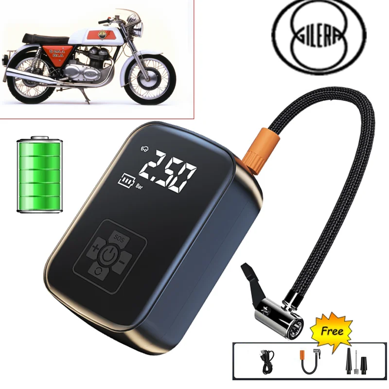 

Для Gilera GP800 Fuoco Nexus 500 Runner 50 125 200 беспроводной накачиватель шин для мотоцикла велосипеда лодки
