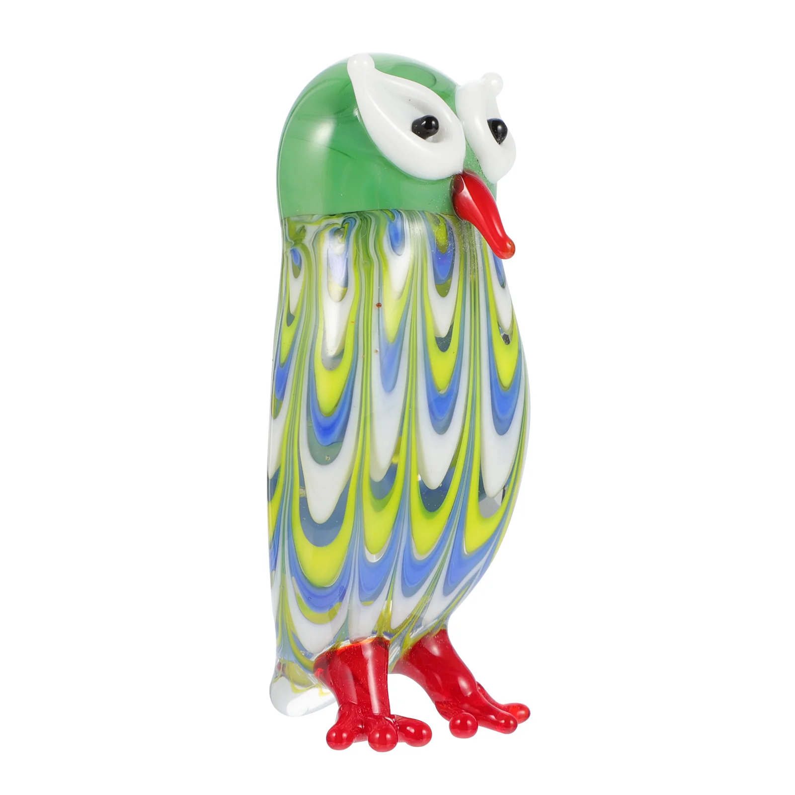 

Owl Ornament Handmade Shape Decoration Adornment Home Mini Fake Desktop Figurine