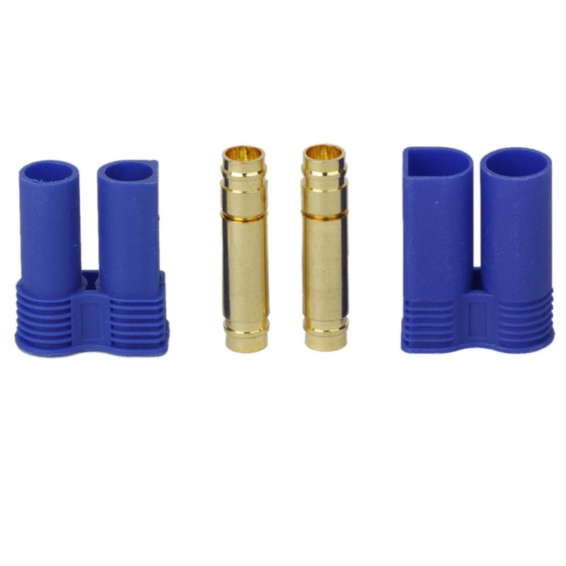 

20 пар штепсельных вилок EC5 типа «банан», гнездовой + штыревой разъем для аккумулятора/двигателя RC ESC LIPO