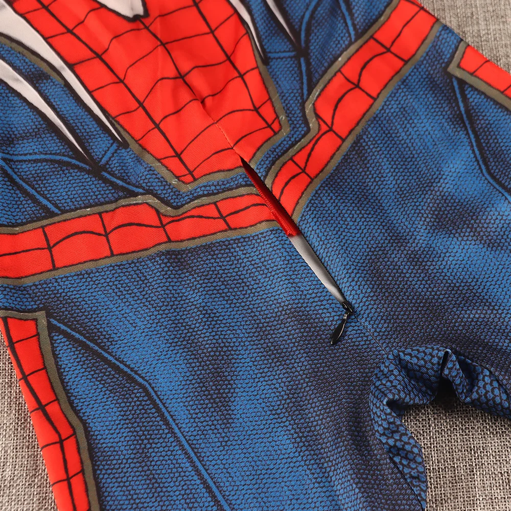 Костюм супергероя из аниме Человек-паук 3d-стиль прикрепленная маска боди