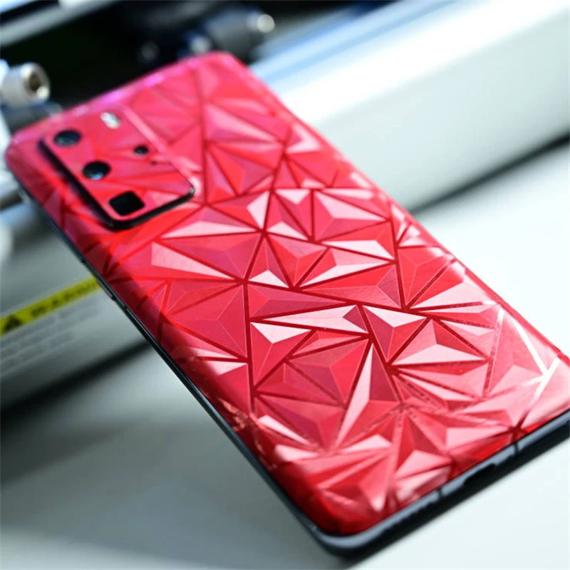 Vormir Nano Plating Red Phone Skin Stickers for Cellphones Back Housing Cover Protectors Decorative Film for Cutter Machine X8
