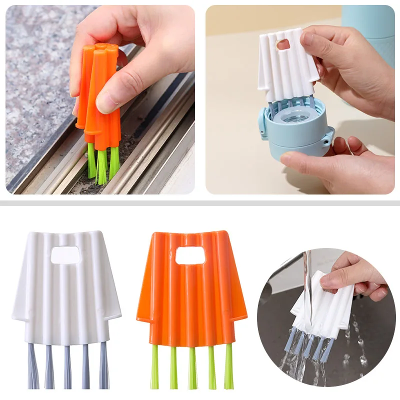 

New Multifunctional Flexible Gap Brush Cup Cover Groove Gap Brush Household Soft Bristles Cleaning Brush Cepillo De Limpieza