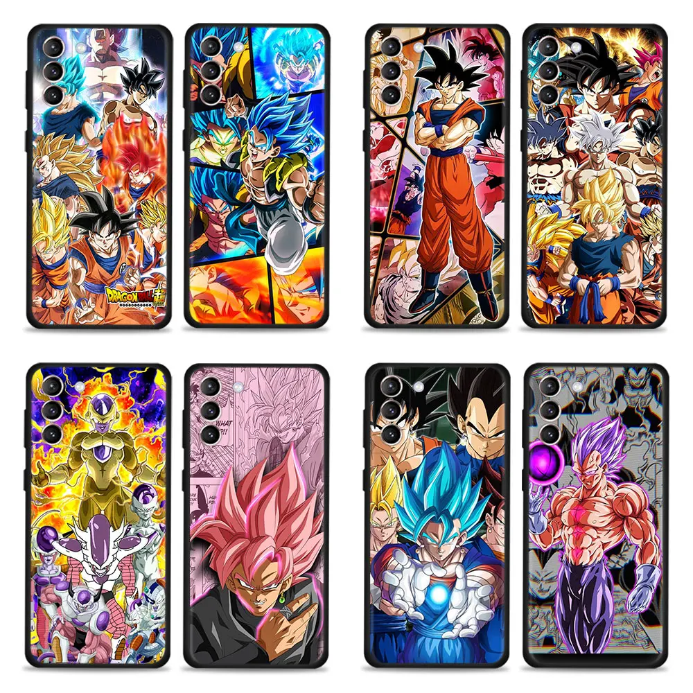 

Phone Case For Samsung Galaxy S21 S20 FE S22 S21 S20 Ultra S10 S9 S8 Plus Cover Note 20Ultra 10Plus Manga Dragon Ball Son Goku