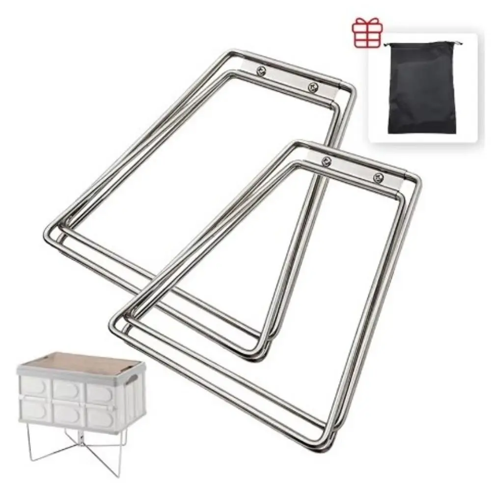 Прочная складная подставка для кемпинга-холодильника портативный металлический