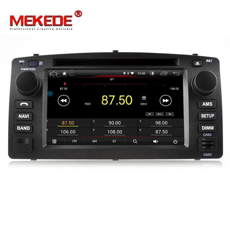 Автомобильный DVD-плеер с четырехъядерным процессором Android 9 0 2 + 16 ГБ GPS для BYD F3 Toyota