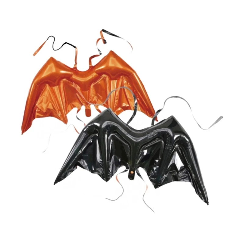 

MXMB Bat Costumes Scary Bat Wings Halloween Cosplay Outfits Balloon Devil Wings