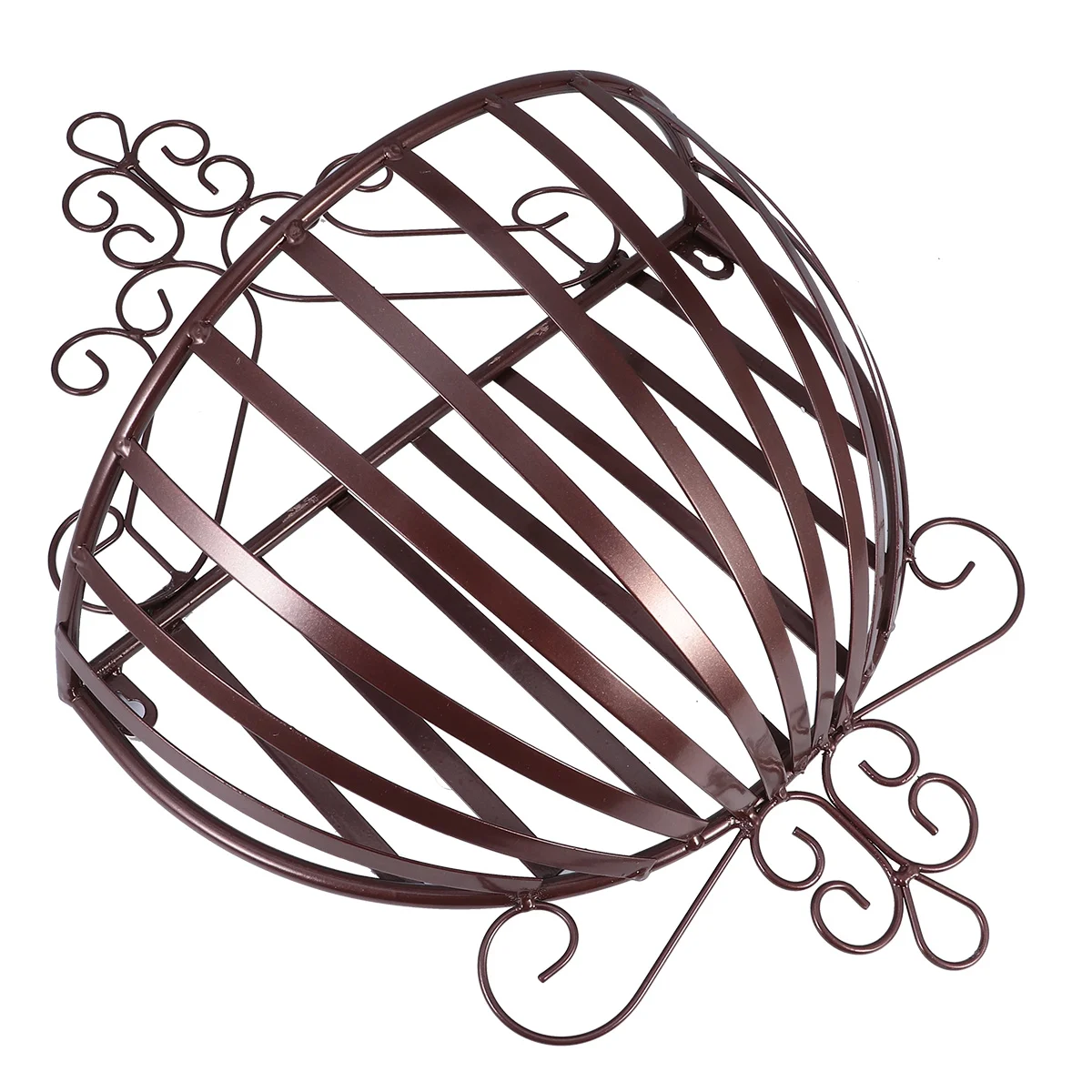 

Европейский стиль, железная стойка для цветочных горшков, Полукруглый Держатель для растений (бронза)