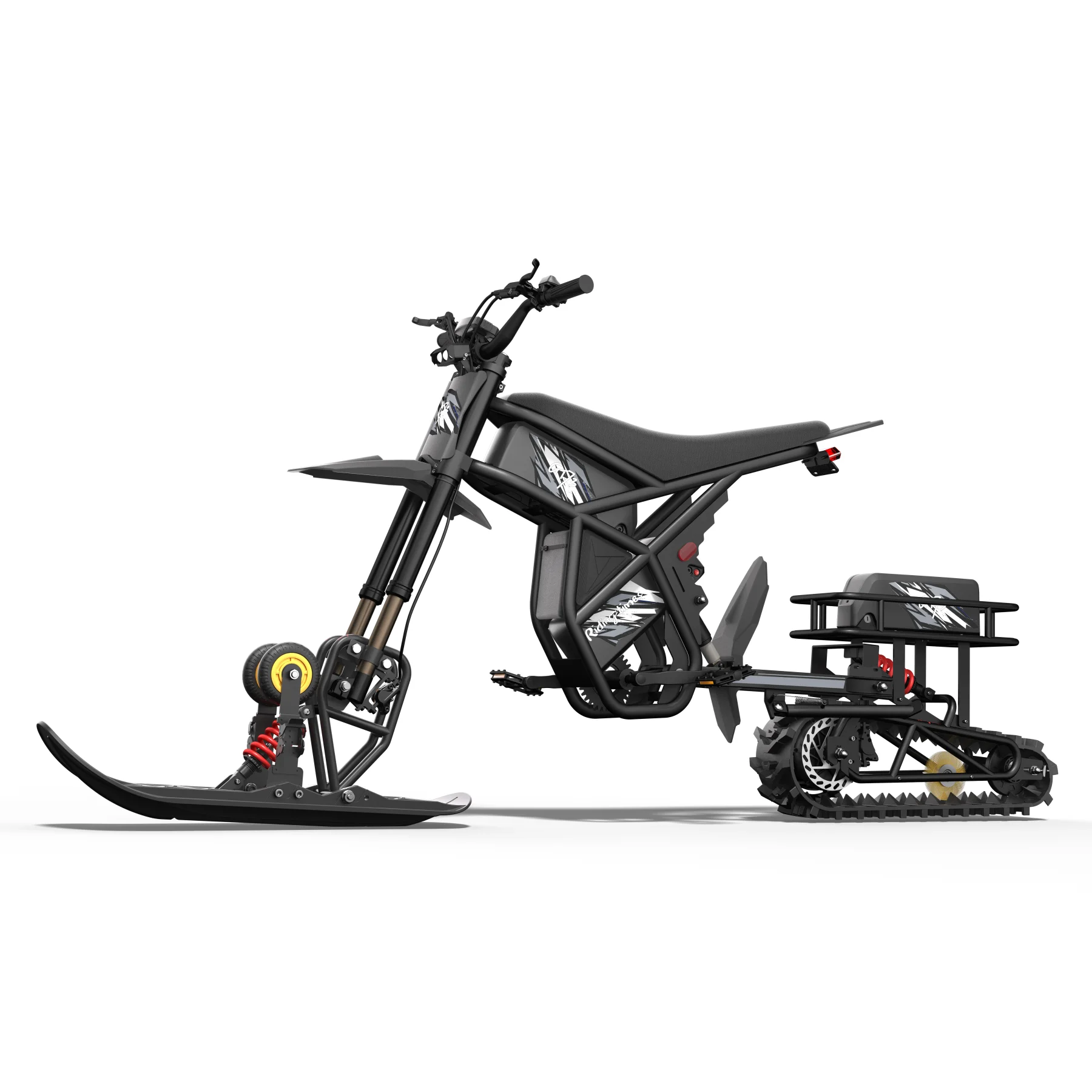 Фото Электрический мотоцикл Ridingtimes GR73 PRO/GT54 PRO: аксессуары для самостоятельной сборки, подходят для зимней езды по снегу №2