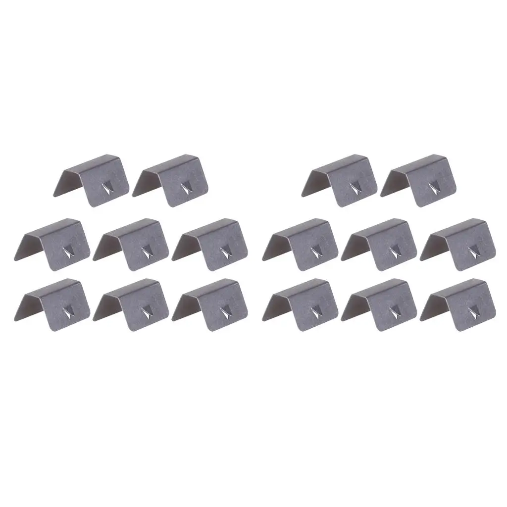 Набор из 16 штук дефлектор ветра/дождя фитинговый зажим нержавеющей стали для Heko G3