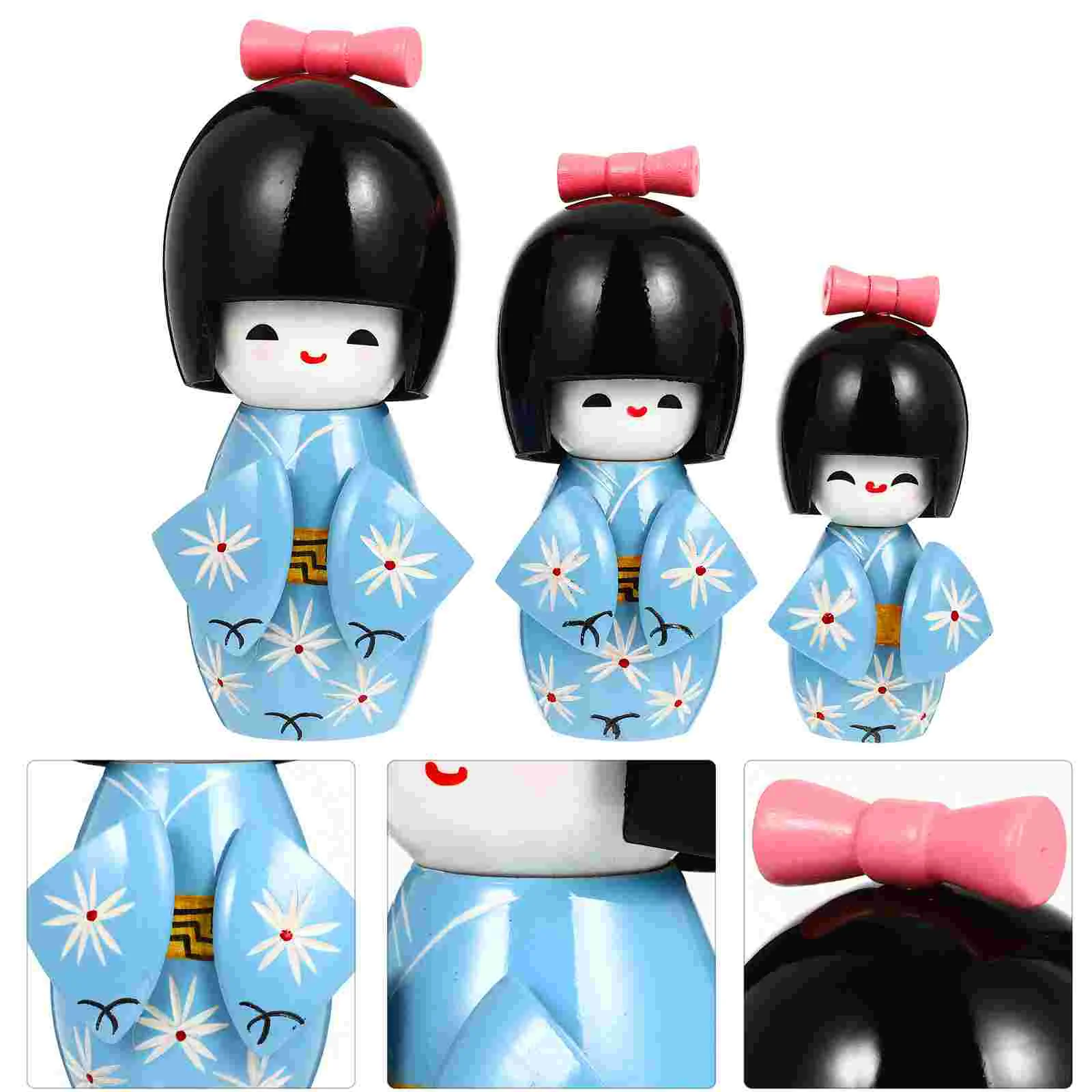 

Кимоно в японском стиле Geisha Kokeshi, декоративные фигурки, Настольная азиатская фигурка
