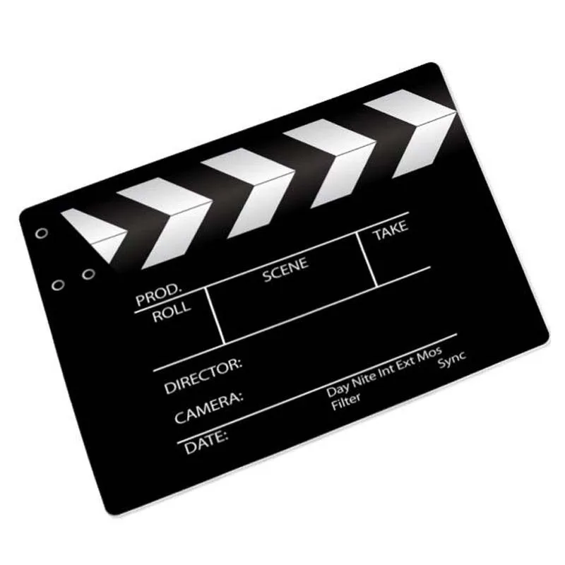 

Cool Cinema Movie Clapper Board Bathroom Doormat Funny Awesome Film Clapboard Welcome Front Door Mat Rug Carpet Gift
