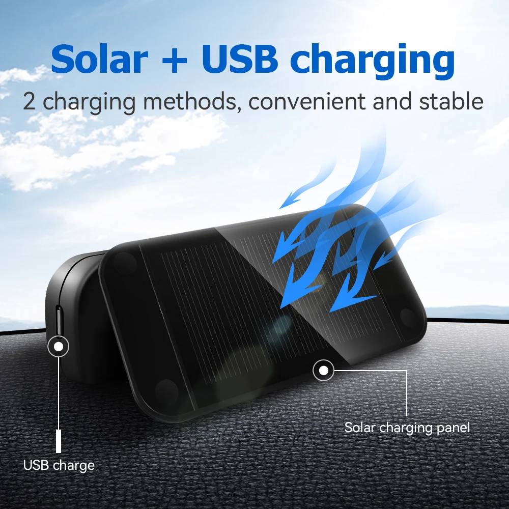 Система контроля давления в шинах TPMS на солнечной батарее с цифровым ЖК-дисплеем