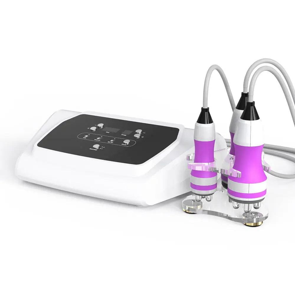 

US STOCK 3 In 1 Ultrasonik 40K Kavitasi Mesin Frekuensi Radio Ultrasound 3D RF Mesin Pelangsing Tubuh Penghilang Selulit