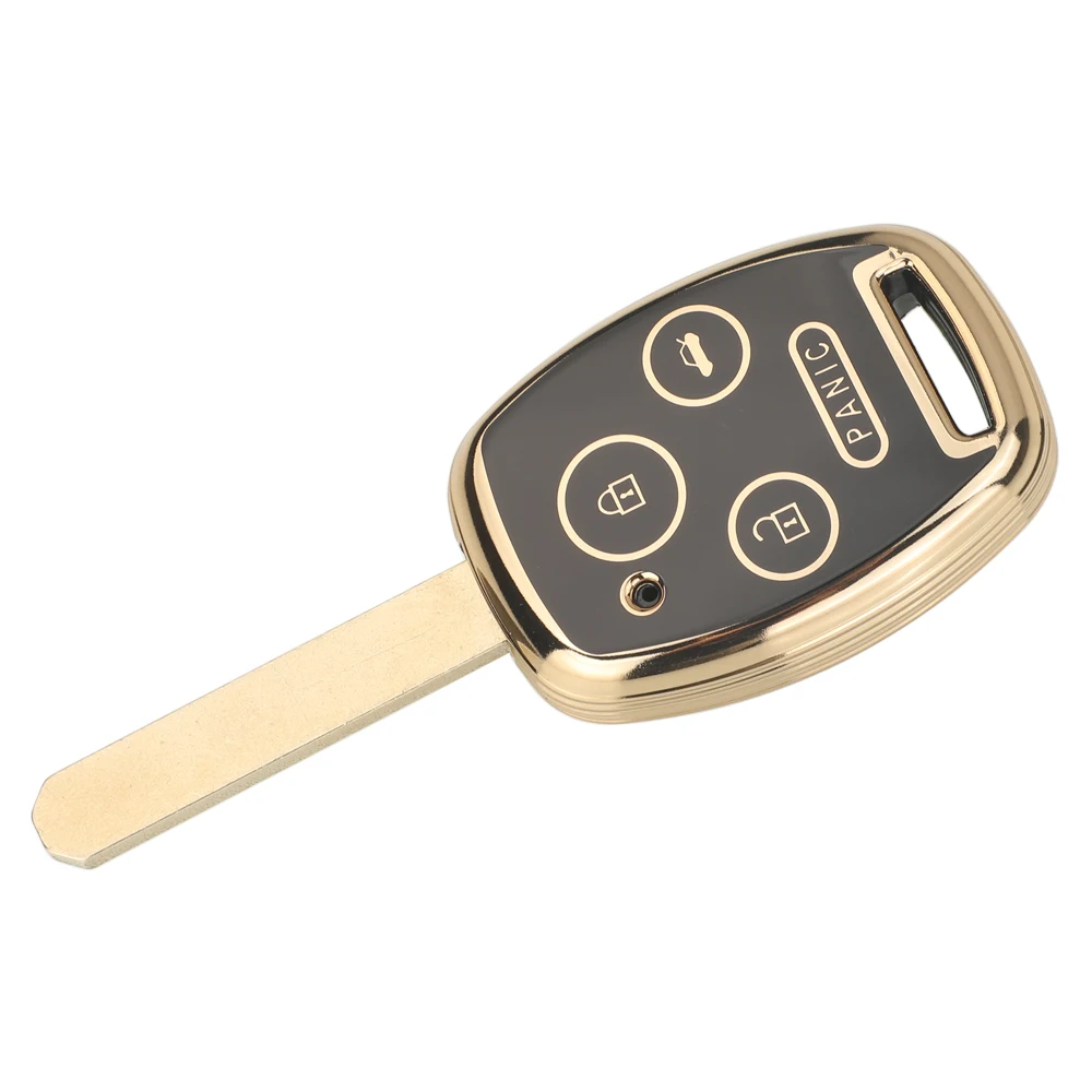 Jingyuqin 2/3/4 BTN Мягкий ТПУ Автомобильный ключ для Honda Fit CIVIC JAZZ Pilot Accord чехол