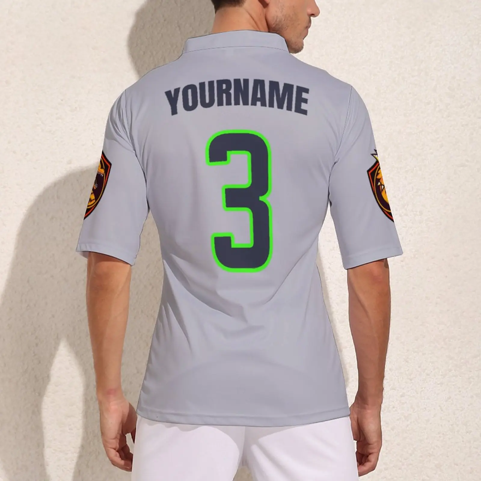 Винтажная футболка для регби команды Seattle No 3 футболки занятий футболом |