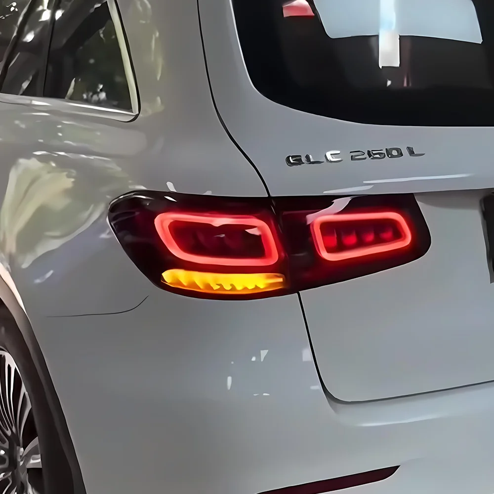 Фото Авто задние фонари для Benz GLC W253 2016-2019, обновление 2022, светодиодный автомобильный задний фонарь в сборе, стример, указатели поворота, аксессуары №1