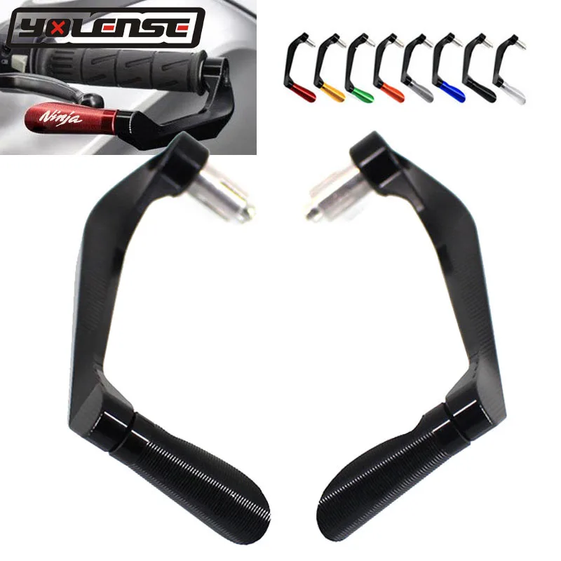 

For KAWASAKI NINJA 250 300 400 650R 1000 EX250 EX300 Motorcycle CNC Handlebar Grips Guard Brake Clutch Levers Guard Protector