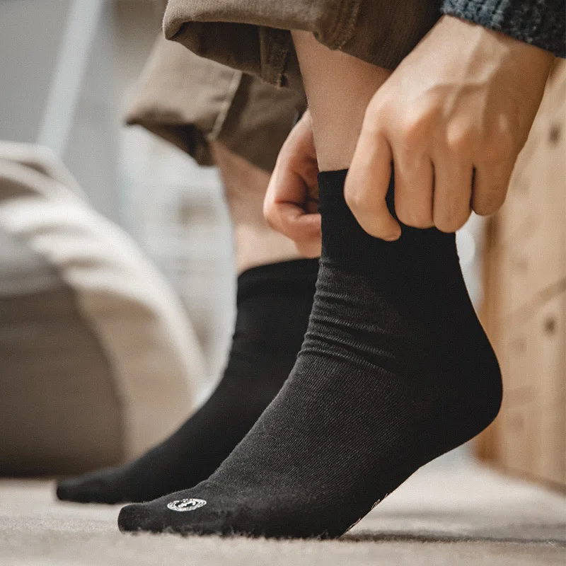 

Мужские носки Maden 3 пары, мягкие воздухопроницаемые спортивные хлопковые повседневные чулочно-носочные изделия, Осень-зима