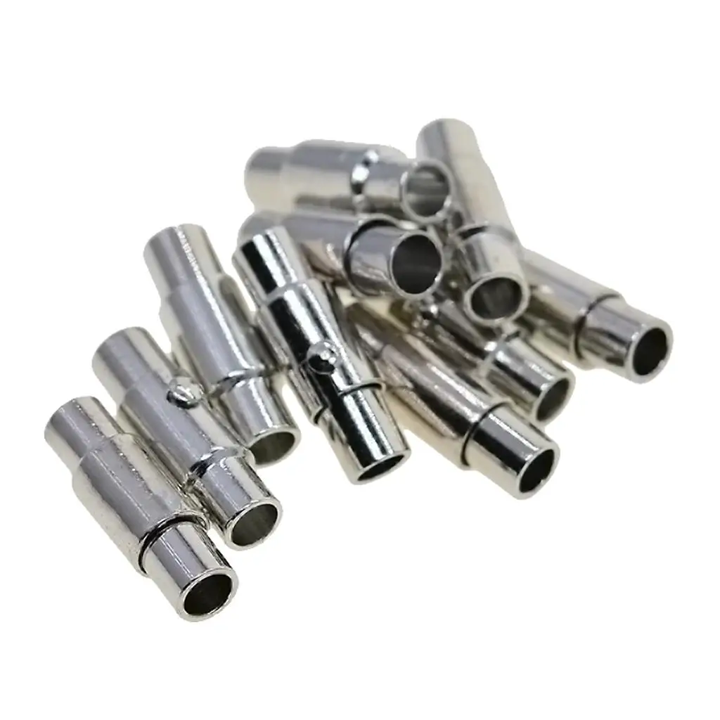 

10x Locking Mechanism Clasp Leather Cord Bracelet DIY Connector