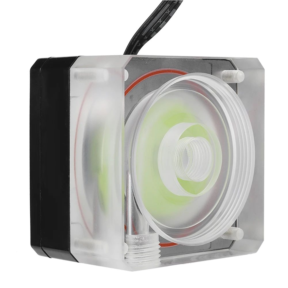 Компьютерный насос для водяного охлаждения ПК расход 500 л/ч головка насоса 3 метра