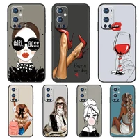 girl boss happy girl for oneplus nord n100 n10 5g 9 8 pro 7 7pro case phone cover for oneplus 7 pro 17t 6t 5t 3t case