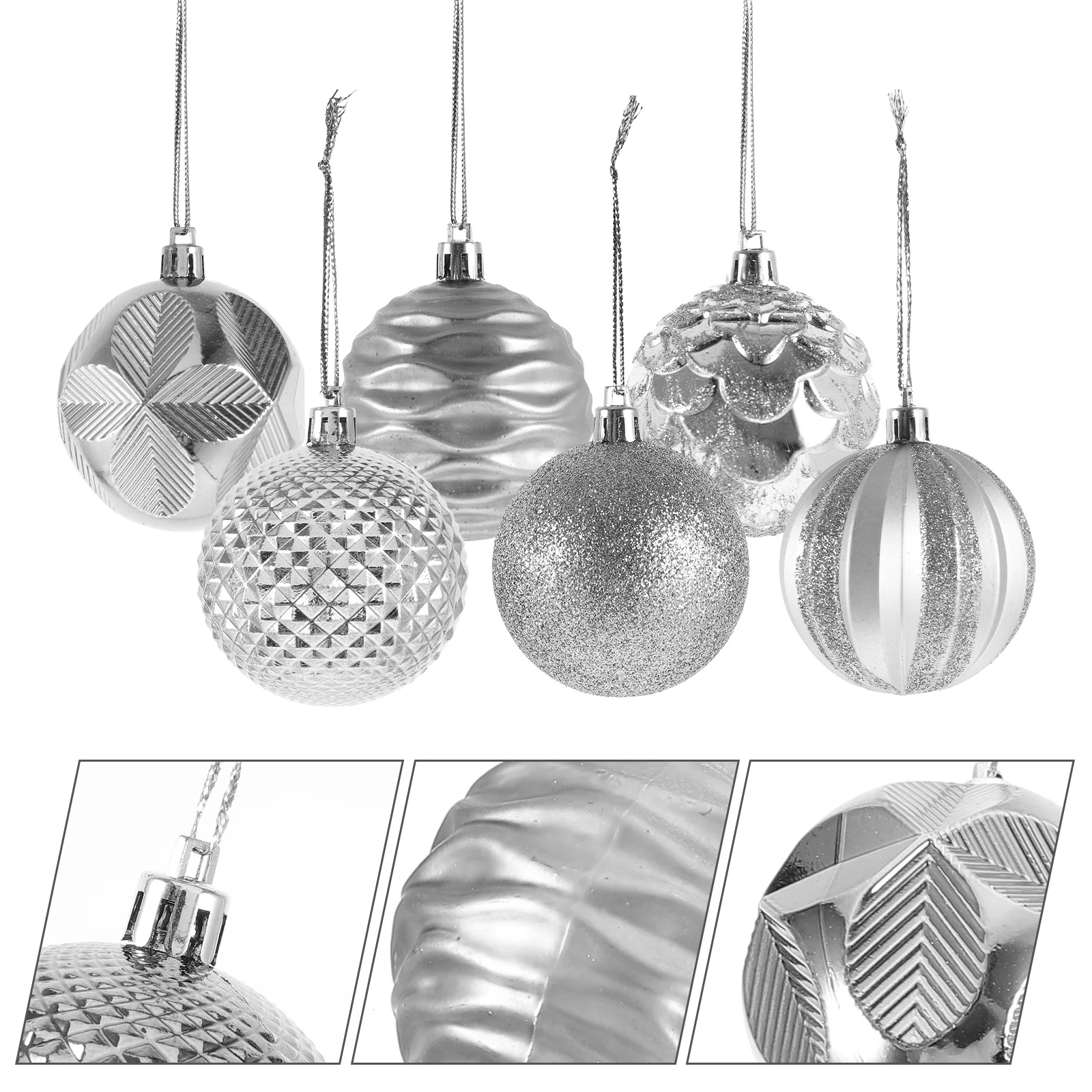 

Green Christmas Tree Ornaments 12Pcs Shatterproof Xmas Balls for Holiday, Wedding, Party