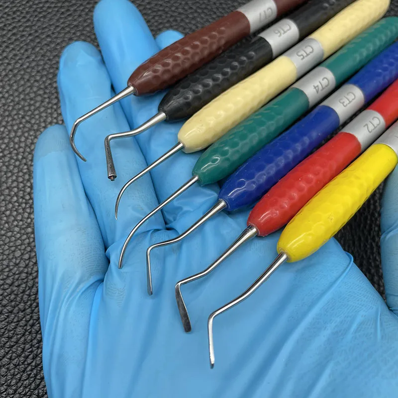 

Dental Resin Filler Aesthetic Restoration Kit Fit for Lm Resin Knife Plastic Dresser with Silicone Handle High Quality