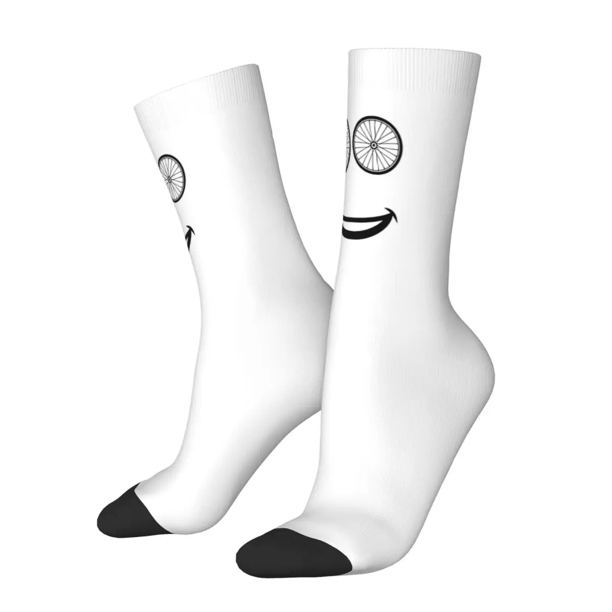 Осенне-зимние мужские женские носки в стиле Харадзюку для езды на велосипеде
