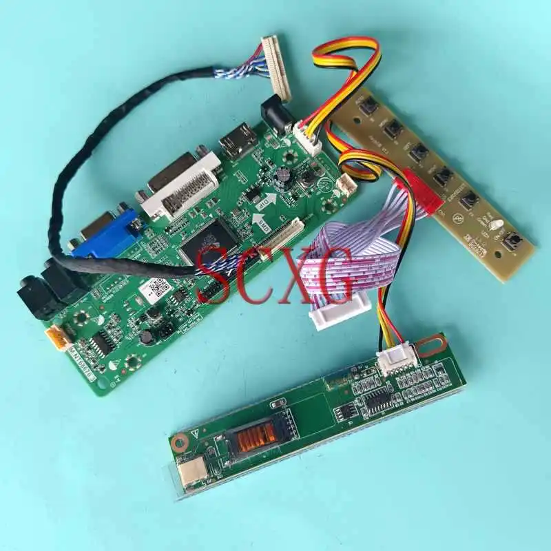 

Плата контроллера панели ЖК-дисплея подходит для CLAA150XH01 HT15X34 30 Pin LVDS DIY Kit VGA DVI HDMI-Совместимость 15 "1024*768 1CCFL