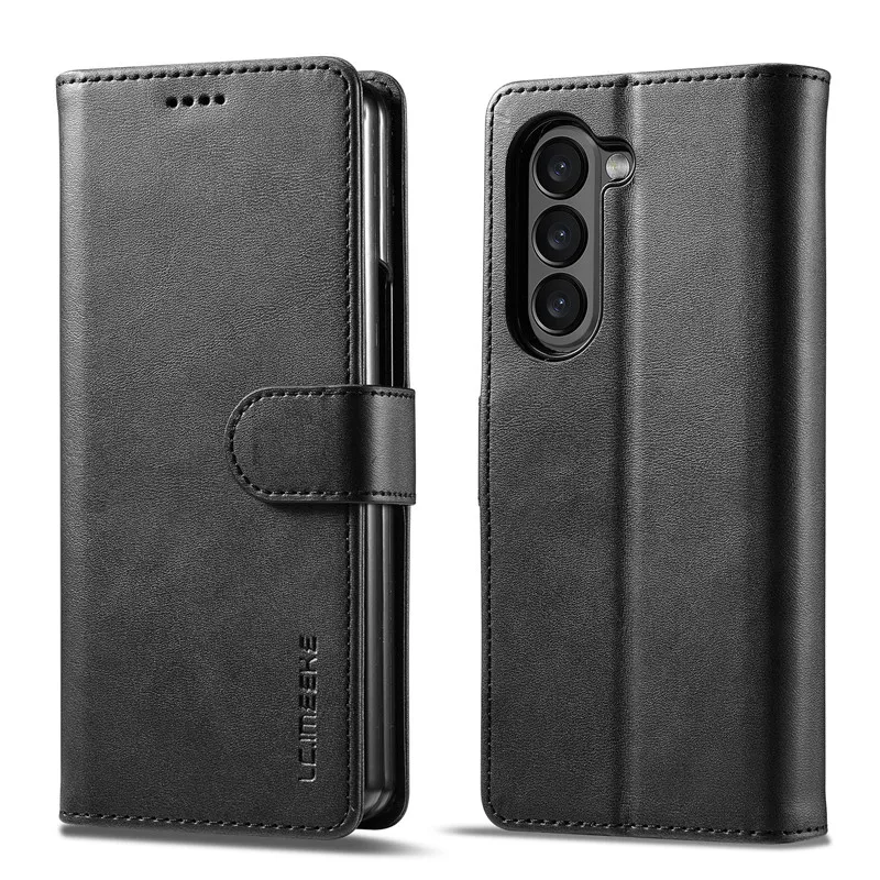

Складной кожаный чехол-книжка для телефона Samsung Galaxy Z Fold 5 4 3
