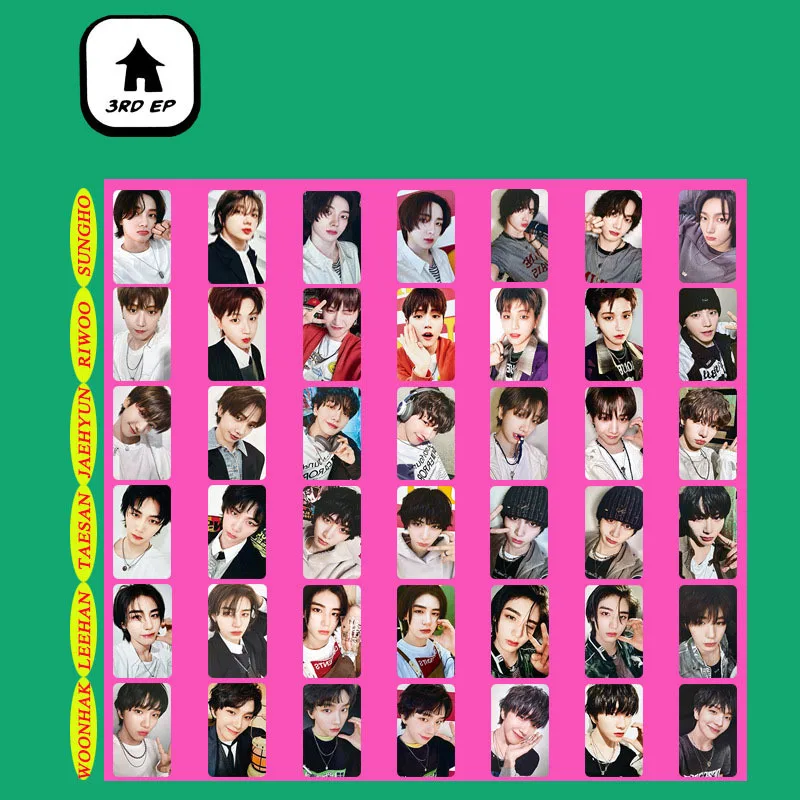 7 шт. BOYNEXTDOOR личный альбом для мальчиков с вырезом на дверь ЛОМО-карта RIWOO LEEHAN